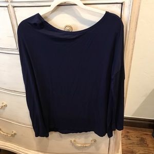 Piko top in navy